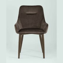 Стул Stool Group Диана велюр коричневый ножки металл под дерево