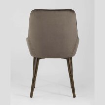 Стул Stool Group Диана велюр коричневый ножки металл под дерево