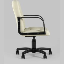 Компьютерное кресло Stool Group офисное Марк обивка экокожа кремовый крестовина пластик