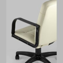 Компьютерное кресло Stool Group офисное Марк обивка экокожа кремовый крестовина пластик