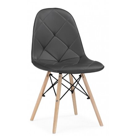 Стул деревянный Kvadro 1 gray / wood 