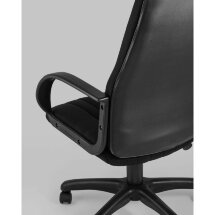 Компьютерное кресло Stool Group офисное Слайс обивка ткань черный крестовина нейлон