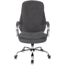 Кресло компьютерное Бюрократ для руководителя Бюрократ T-9950SL Fabric серый Alfa 44 крестовина металл хром мягкая обивка из