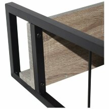 Стеллаж на металлокаркасе BRABIX &quot;LOFT SH-003&quot;, 600х350х1500 мм, 5 полок, цвет дуб антик, 641235
