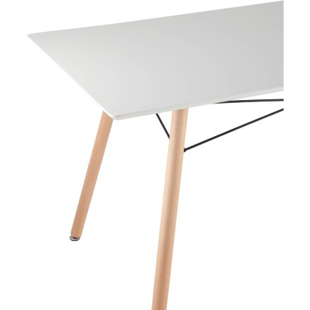 Стол Eames DSW Rectangle белый 