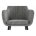 Стул Мебель Китая Mody light grey fabric 