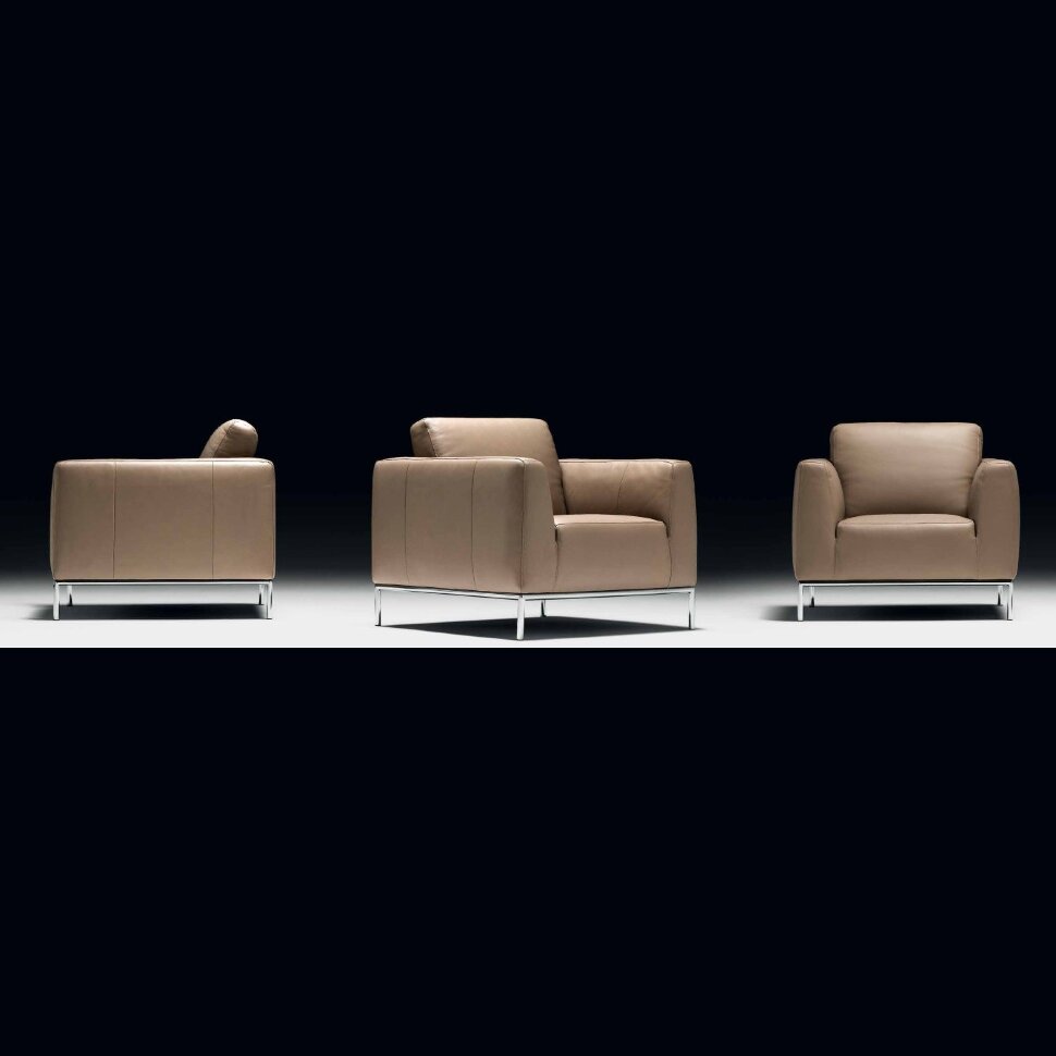 CAPRERA Armchair (P279.010.L30) КРЕСЛО, кожа 3094 сер.беж. цв. CAPRERA Armchair (P279.010.L30) КРЕСЛО, кожа 3094 сер.беж. цв.