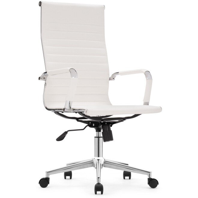 Компьютерное кресло Reus pu white / chrome Компьютерное кресло Reus pu white / chrome