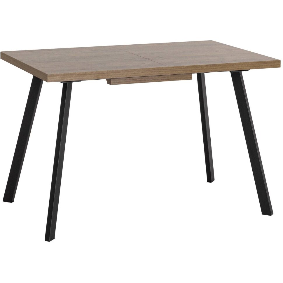 Стол обеденный Stool Group Plain раскладной 116-158*74 дуб Ка/черный Стол обеденный Stool Group Plain раскладной 116-158*74 дуб Ка/черный