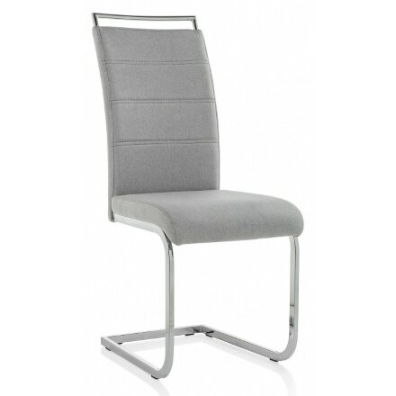 Стул на металлокаркасе Oddy light grey fabric 