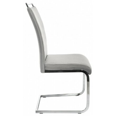 Стул на металлокаркасе Oddy light grey fabric 