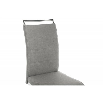 Стул на металлокаркасе Oddy light grey fabric 