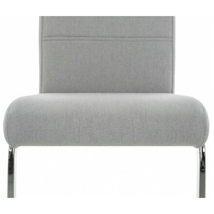 Стул на металлокаркасе Oddy light grey fabric 