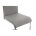 Стул на металлокаркасе Oddy light grey fabric 