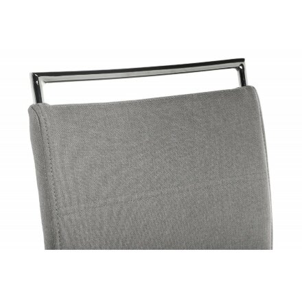 Стул на металлокаркасе Oddy light grey fabric 