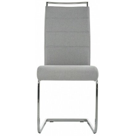 Стул на металлокаркасе Oddy light grey fabric 