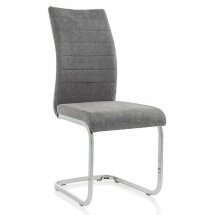 Стул на металлокаркасе Basit light grey fabric
