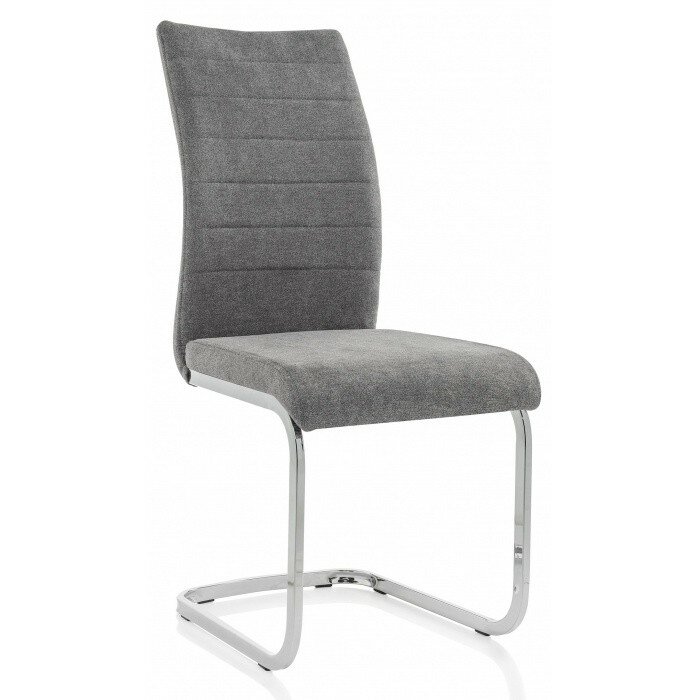 Стул на металлокаркасе Basit light grey fabric Стул на металлокаркасе Basit light grey fabric