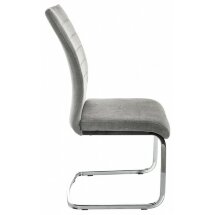Стул на металлокаркасе Basit light grey fabric