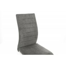 Стул на металлокаркасе Basit light grey fabric