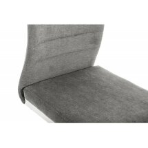 Стул на металлокаркасе Basit light grey fabric