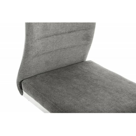 Стул на металлокаркасе Basit light grey fabric 