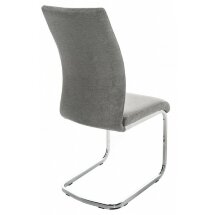Стул на металлокаркасе Basit light grey fabric