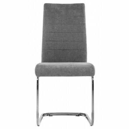 Стул на металлокаркасе Basit light grey fabric 
