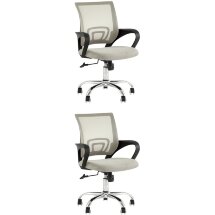 Кресло офисное TopChairs Simple New серый 2 шт