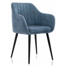 Стул на металлокаркасе Mody blue fabric