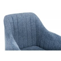Стул на металлокаркасе Mody blue fabric