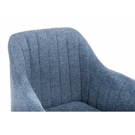 Стул на металлокаркасе Mody blue fabric 