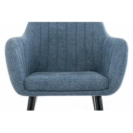 Стул на металлокаркасе Mody blue fabric 
