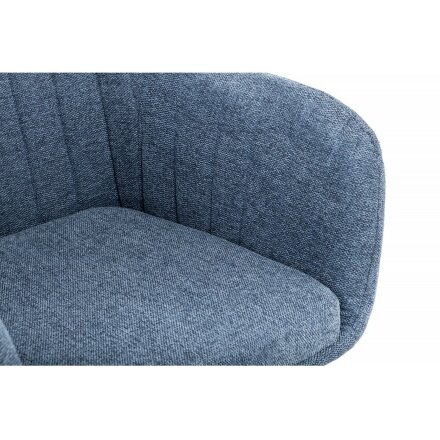 Стул на металлокаркасе Mody blue fabric 