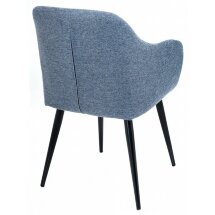 Стул на металлокаркасе Mody blue fabric