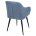 Стул на металлокаркасе Mody blue fabric 