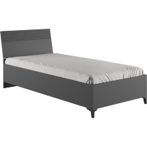 Кровать Ника 90х200 с основанием дсп эйхория QR-17 / графит