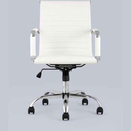 Кресло офисное TopChairs City S белое 