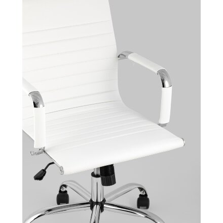 Кресло офисное TopChairs City S белое 
