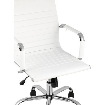 Кресло офисное TopChairs City S белое 