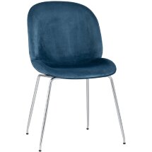 Стул Stool Group Beetle маренго хромированные ножки