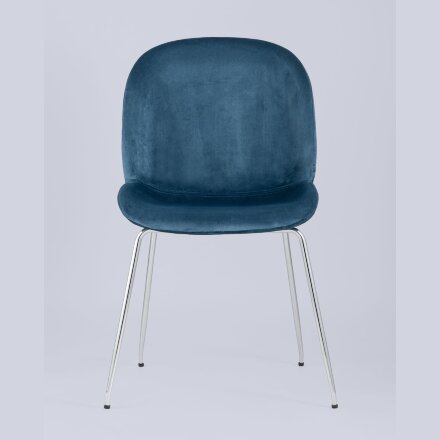 Стул Stool Group Beetle маренго хромированные ножки 