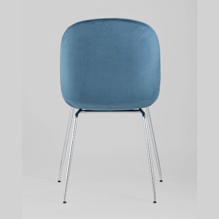 Стул Stool Group Beetle маренго хромированные ножки 