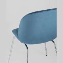 Стул Stool Group Beetle маренго хромированные ножки