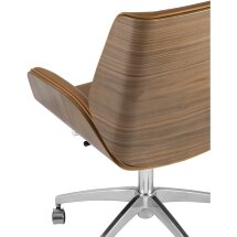 Кресло офисное TopChairs TopChairs Crown NEW, коричневое УЦЕНКА