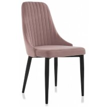 Стул на металлокаркасе Kora light purple