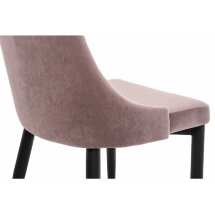Стул на металлокаркасе Kora light purple