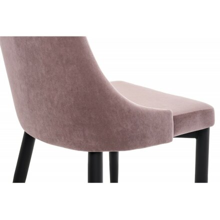 Стул на металлокаркасе Kora light purple 