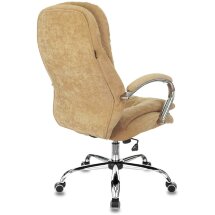 Компьютерное кресло Бюрократ руководителя Бюрократ T-9950SL Fabric горчичный Velvet 73 крестовина металл хром мягкая обивка и