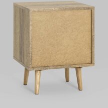 Тумбочка Stool Group Berber с двумя ящиками 4 принт ножки массив ясеня.